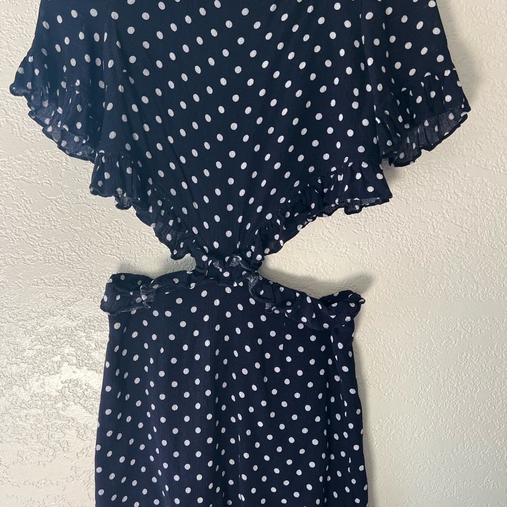 Lucca Blue polka dot  Garment